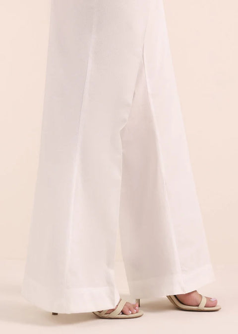 White Bell Bottom Non See - Trh. Pc