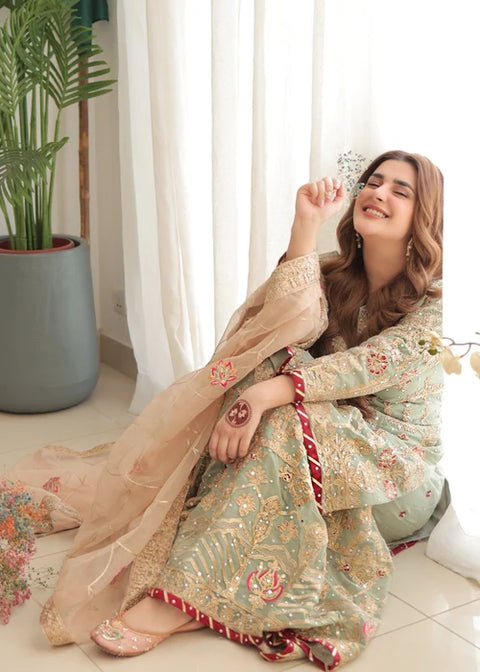Mahi 8 - Designer Printed/Embroidered Suit