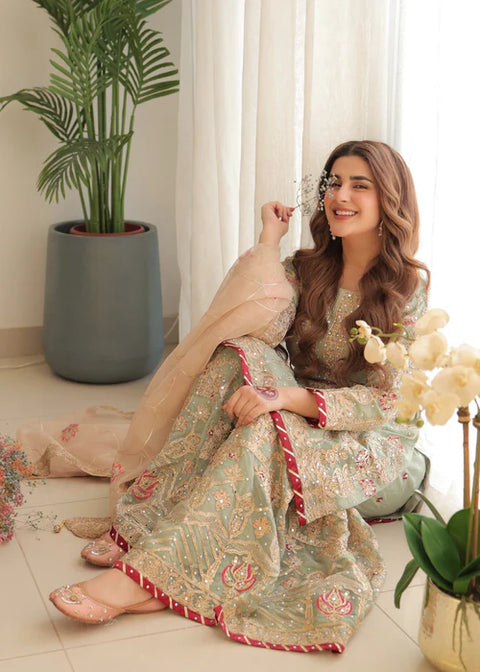 Mahi 8 - Designer Printed/Embroidered Suit