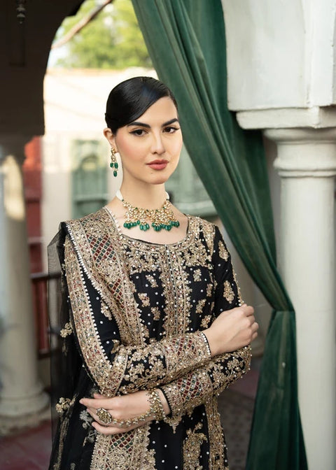Anishka Black - Embroidered Kurta Set