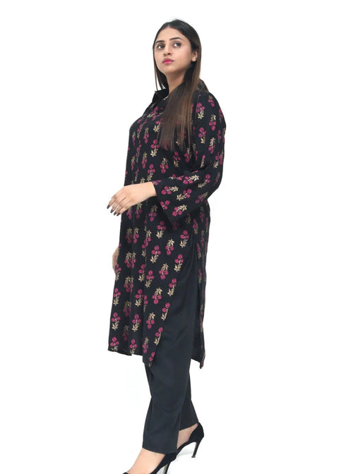 Printed Kurta Set D086