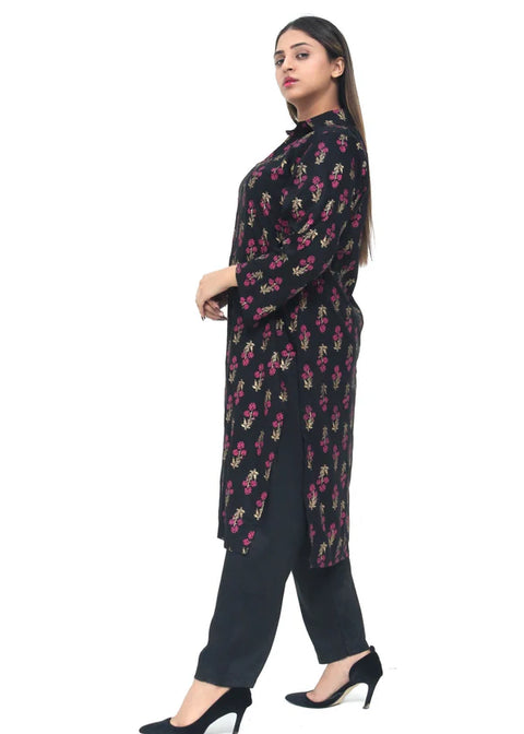 Printed Kurta Set D086