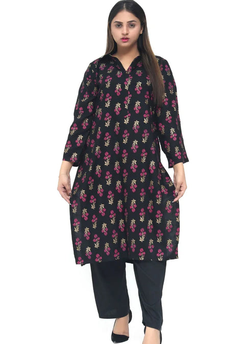 Printed Kurta Set D086