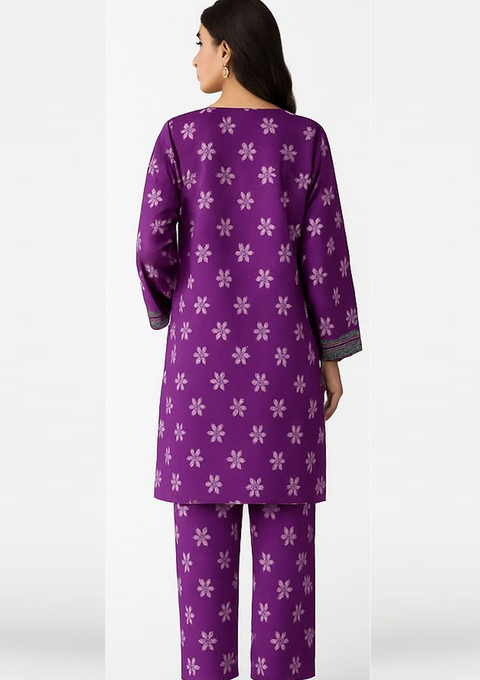 Printed 3 Piece Suit