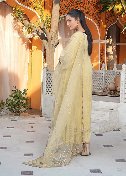 PLUSH LIGHT YELLOW 3-PIECE