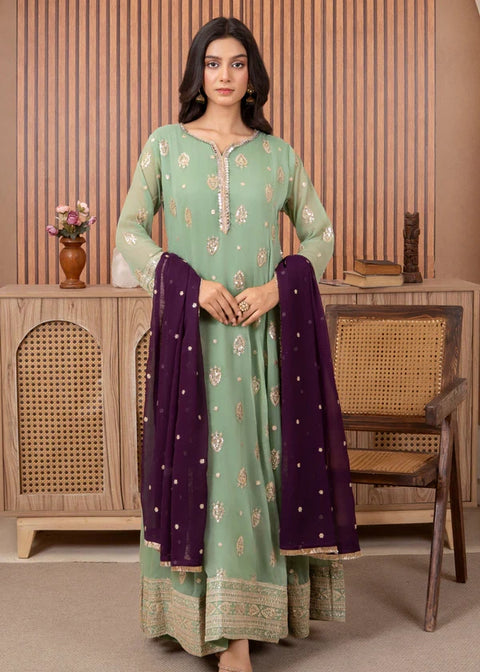 Raunak Pastel Green 3 Pieces
