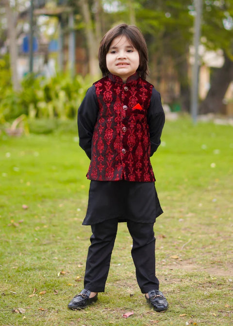 Red Velvet Only Waistcoat Ew 48