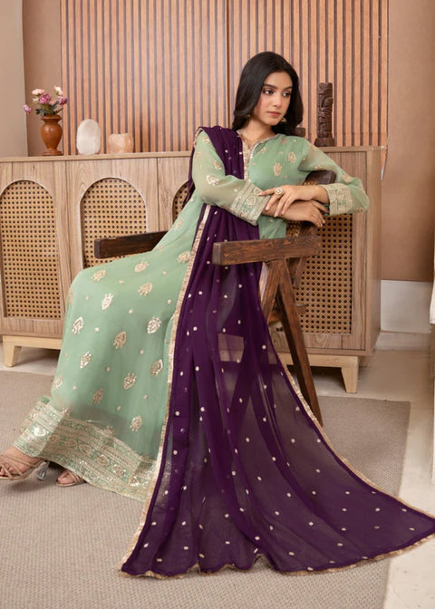 Raunak Pastel Green 3 Pieces