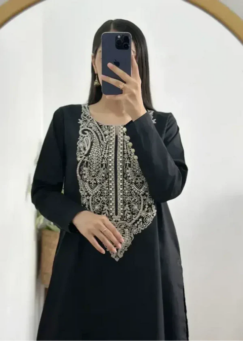 Haya Embroidered - 2Pc