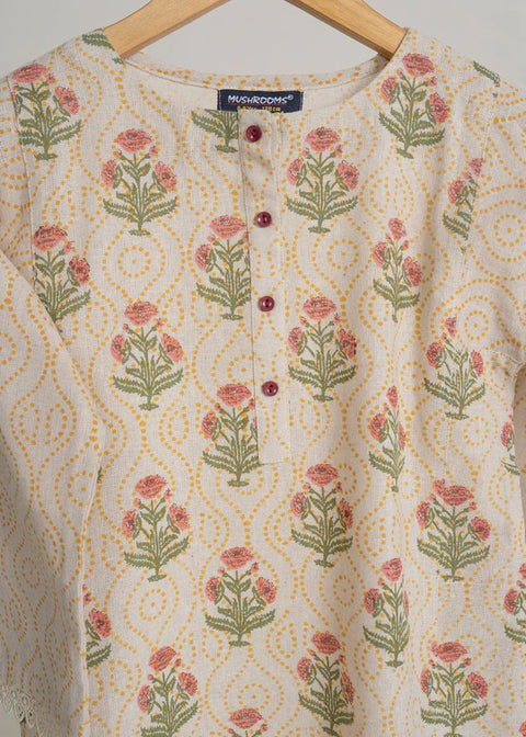 Khaddar Printed Kurta