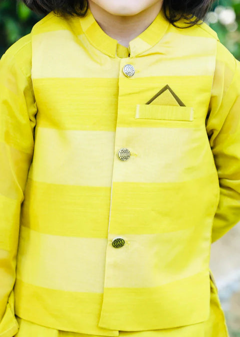 Yellow Waistcoat Suit AHW 022