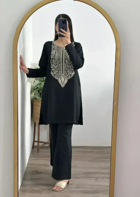 Haya Embroidered - 2Pc