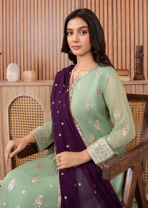 Raunak Pastel Green 3 Pieces
