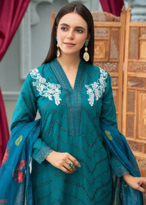 luxury cotton teal