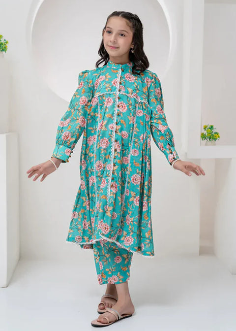 2 Piece Girl Frock K-ALPRTW-052