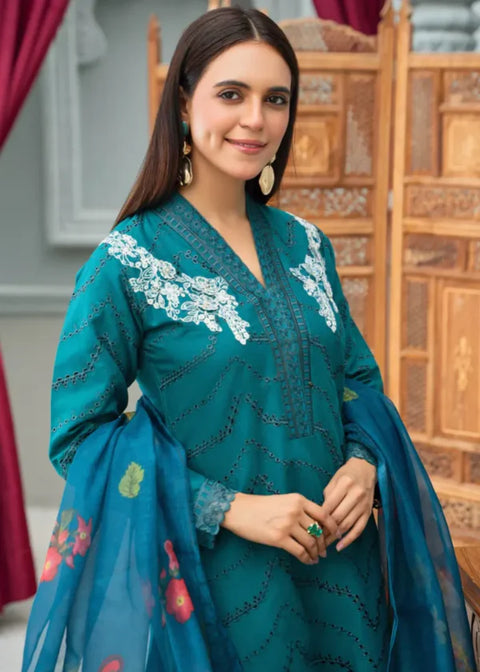 luxury cotton teal