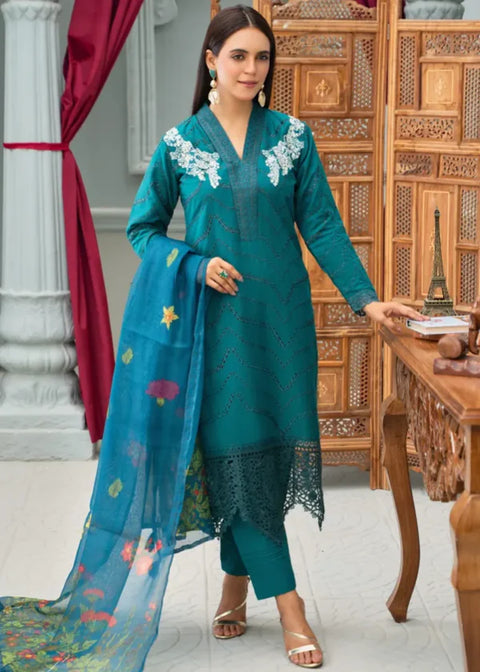 luxury cotton teal