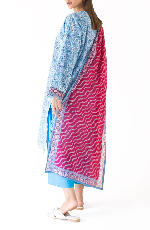 Printed 3 Piece Suit