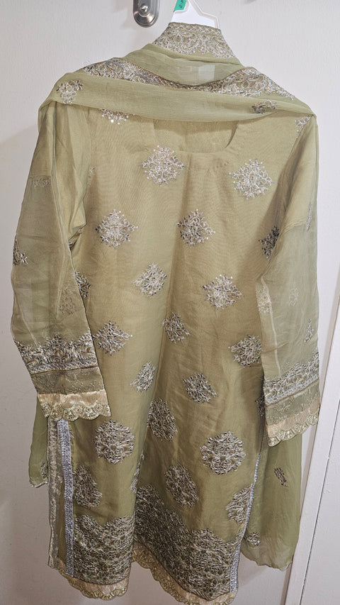 Organza 3 Piece Suit