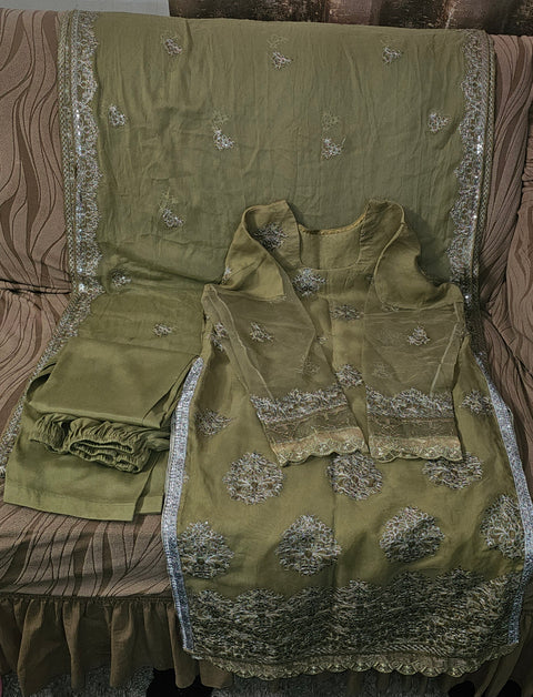 Organza 3 Piece Suit